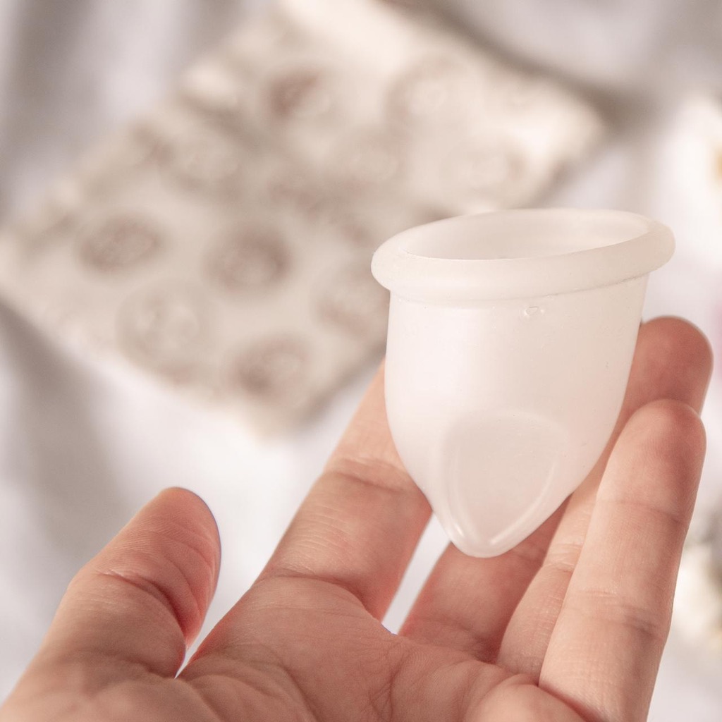 Copa menstrual Satya, producto de consumo masivo fabricado con impresión 3D